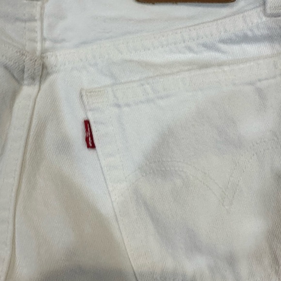 Levi’s Premium 501 White Button Fly Jeans W24 L26 - Picture 7 of 10
